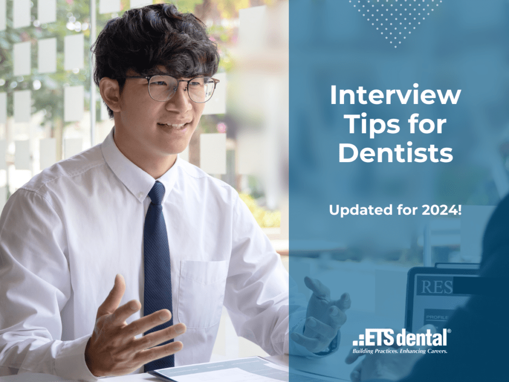 New for 2024 - Interview tips for Dentists